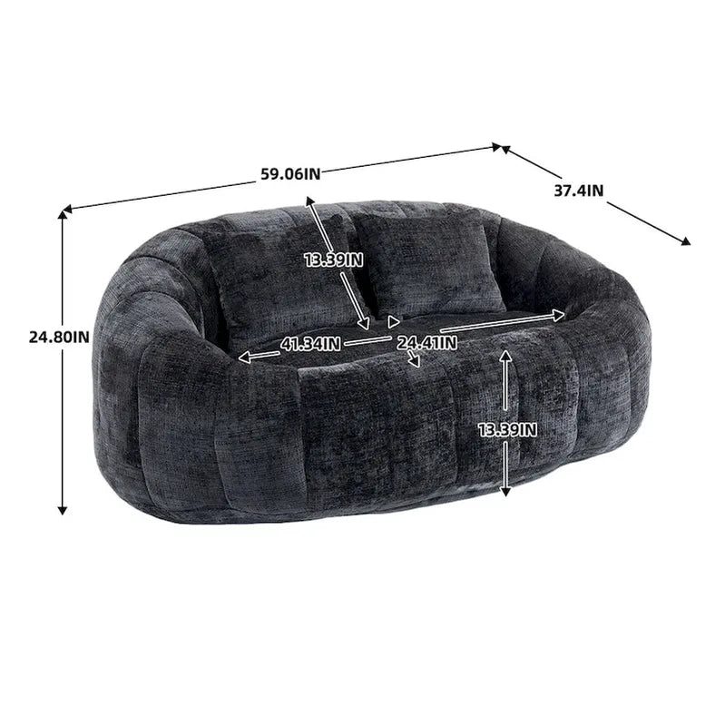 Adult Bean Bag Chair, Multi-Color Lazy Sofa