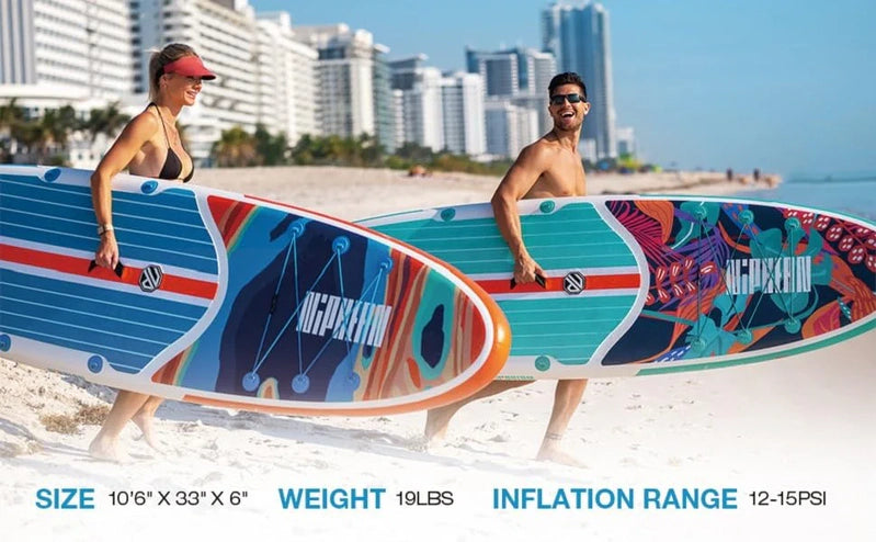 Niphean Inflatable Stand Up Paddle Board With Sup Accessories