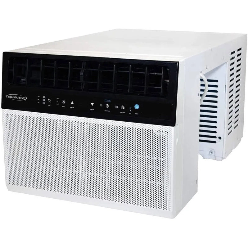 Soleus Air 8,000 BTU Hybrid, Saddle Window Air Conditioner With WiFi, 8,000 BTU, White