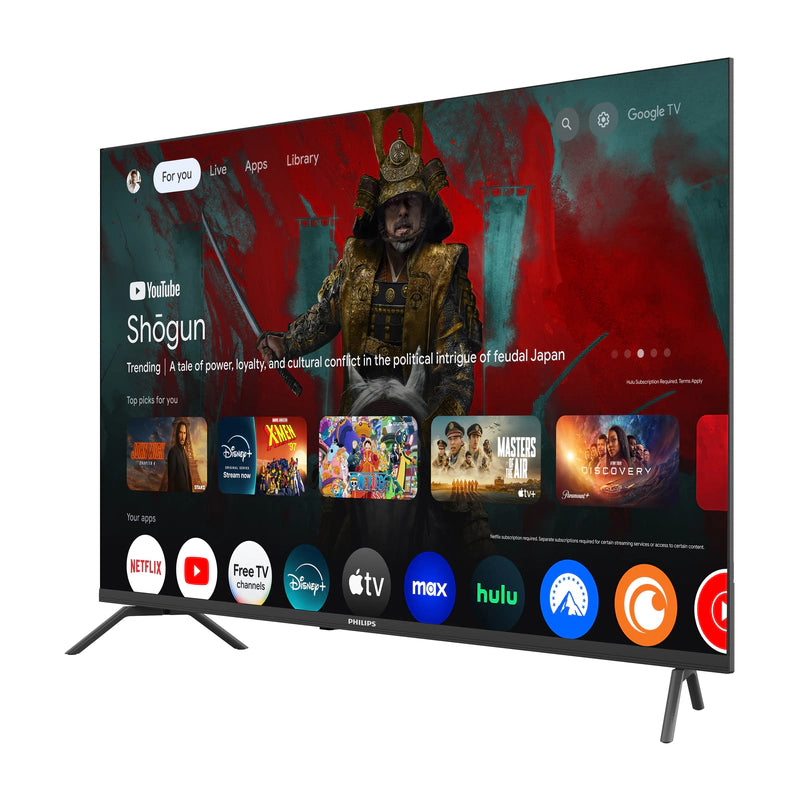 Philips 60 Class 4K Ultra HD, 2160p Google Smart LED TV, 60PUL7555/F7