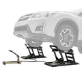 Black Widow Hydraulic Car Lift With Ramp, 3,000 Lb. Per Pair Capacity