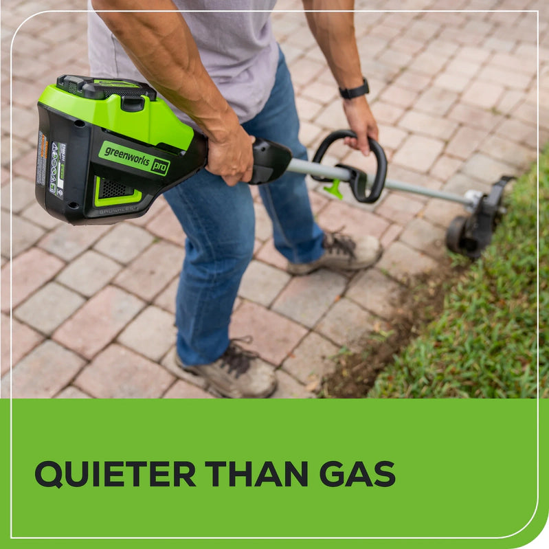 Greenworks 60V 8 In. Brushless Cordless Edger, 2.0 Ah Battery And Charger Included