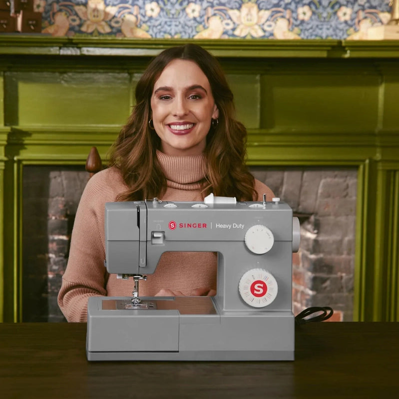 Singer Heavy Duty 4452 High Speed Sewing Machine With Accessory Kit, Strong Motor With Enhanced Piercing Power, 110 Stitch Applications