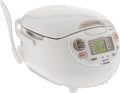 Zojirushi, Made In Japan Neuro Fuzzy Rice Cooker, 5.5-Cup, Premium White