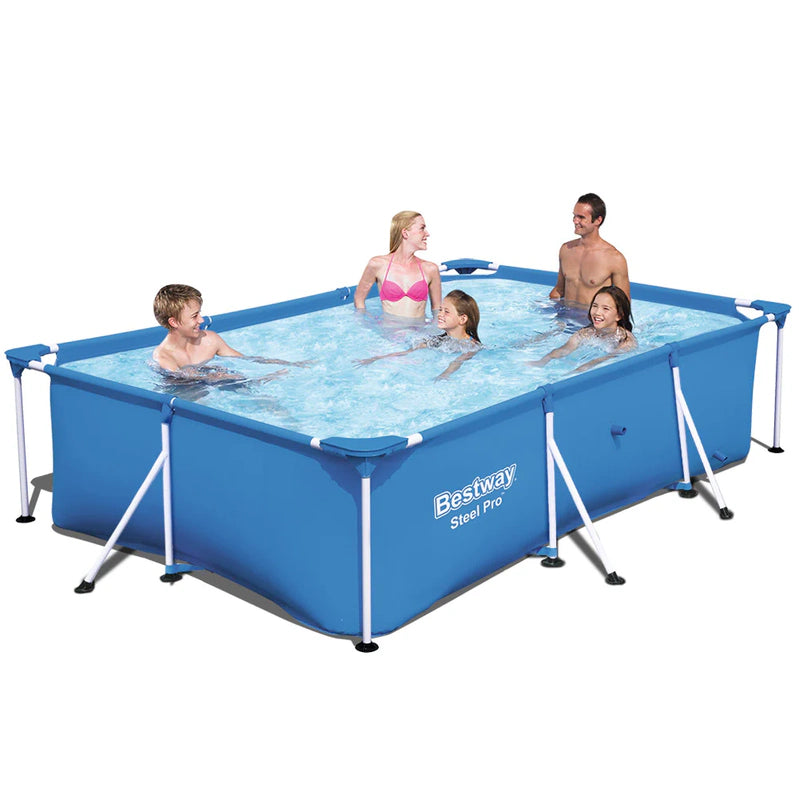 UV Resistant Steel Frame Swimming Pool 3300L, Bestway
