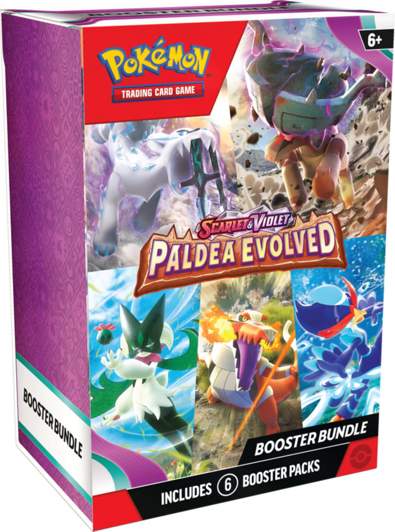 Pokemon Trading Card Game Scarlet And Violet 2 Paldea Evolved Booster Bundle 6 Booster Packs