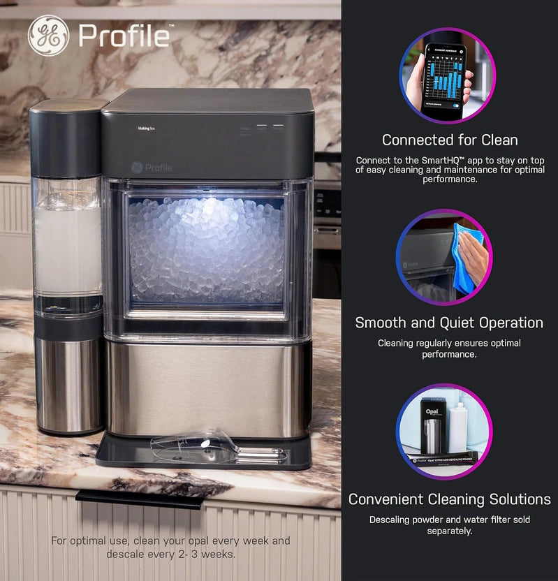 GE Profile Opal 2.0 XL With 1 Gallon Tank, Chewable Crunchable Countertop Nugget Ice Maker, Scoop Included, 38 Lbs In 24 Hours