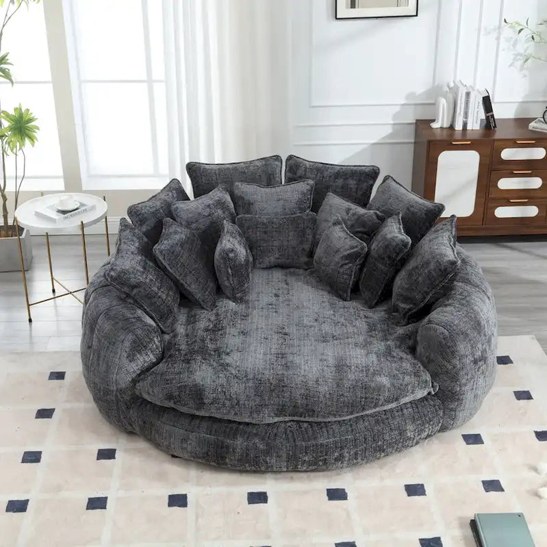 Comfortable Double Loaf Sofa Bed, Oversized Sofa Bed With Armrests