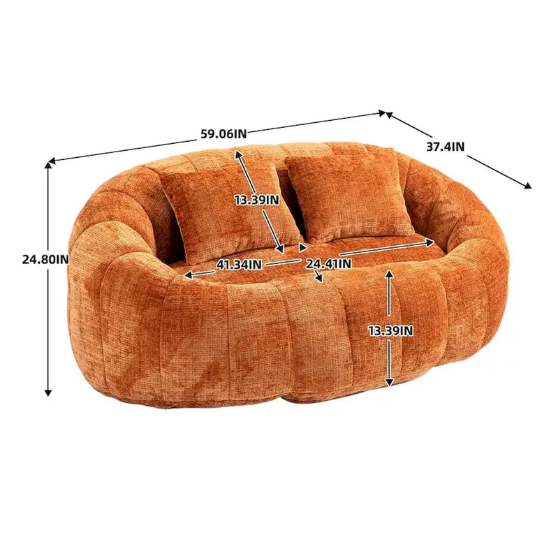 Adult Bean Bag Chair, Multi-Color Lazy Sofa