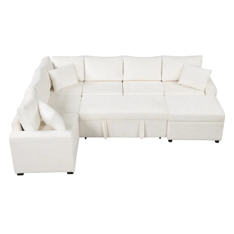 Sectional Sofa Pull-Out Sofa Bed Sleeper