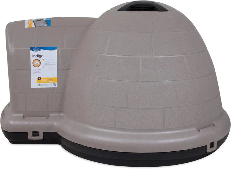 Petmate Indigo Dog House, Igloo Dog House, Made In USA With 90% Recycled Materials