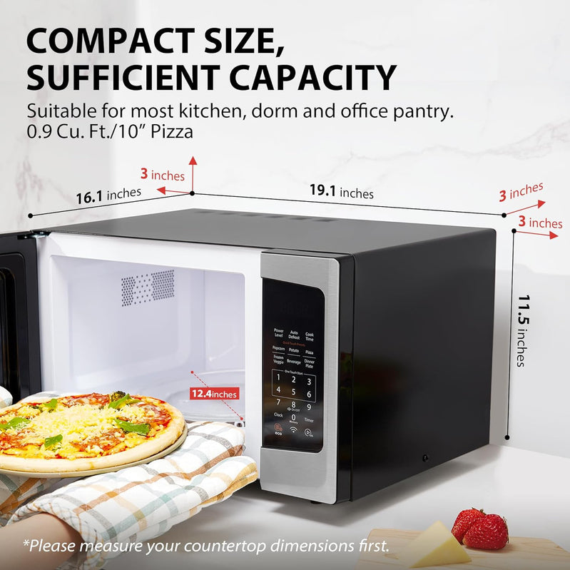 Toshiba 4-in-1 ML-EC42P, SS Countertop Microwave Oven, Smart Sensor, Convection, Air Fryer Combo, Mute Function