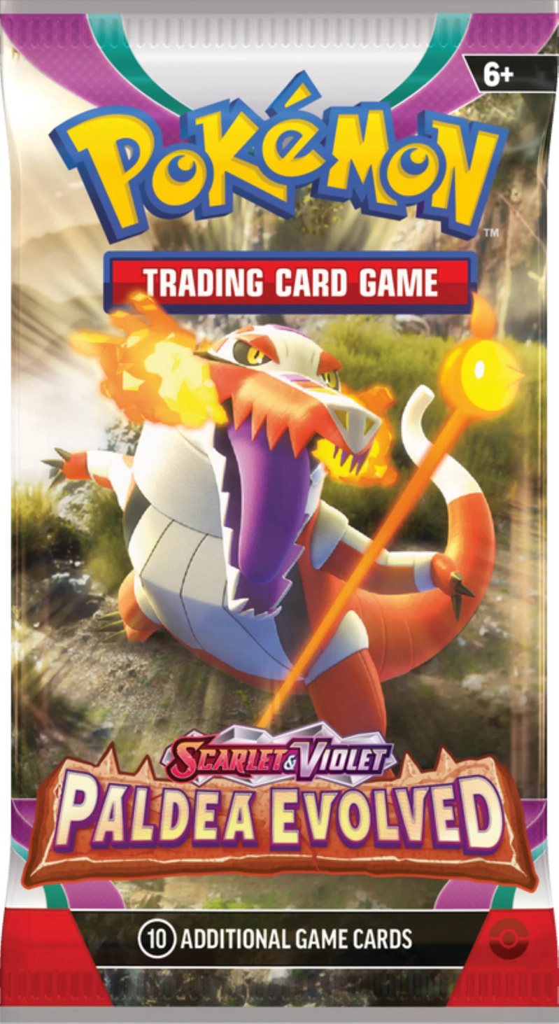 Pokemon Trading Card Game Scarlet And Violet 2 Paldea Evolved Booster Bundle 6 Booster Packs