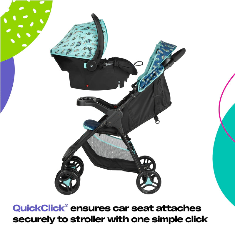 Cosco Kids Lift And Stroll Dx Travel System, Gray Arrows, Toddler, Unisex