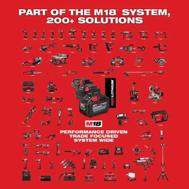 Milwaukee M18 Force Logic Crimping Tool With One-Key And 1/2
