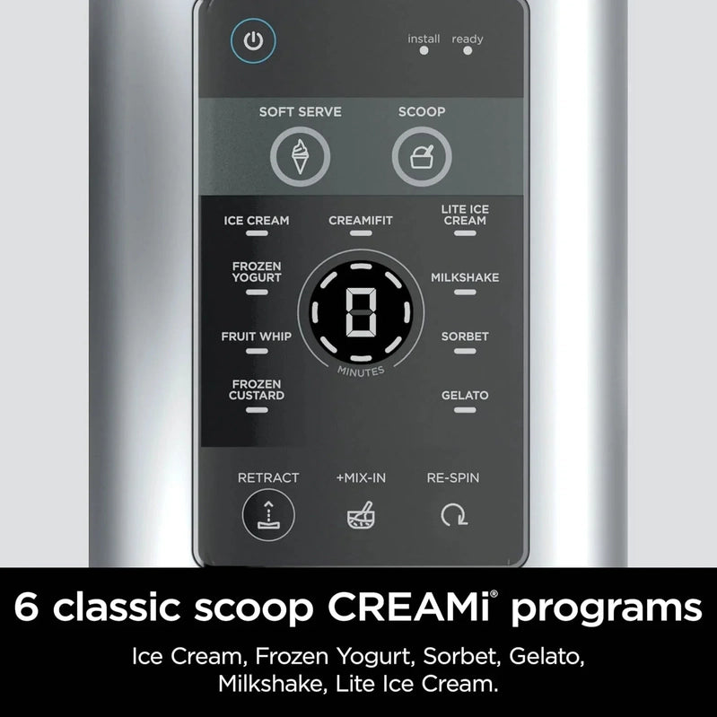 Ninja Swirl By CREAMi Ice Cream And Soft Serve Maker, Sorbet, Milkshake, Frozen Yogurt, Low Calories Program And More, 13-in-1, NC701