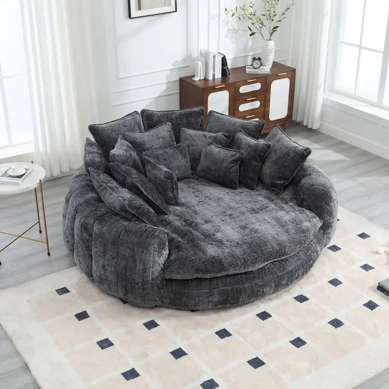 Comfortable Double Loaf Sofa Bed, Oversized Sofa Bed With Armrests