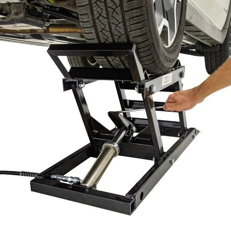Black Widow Hydraulic Car Lift With Ramp, 3,000 Lb. Per Pair Capacity
