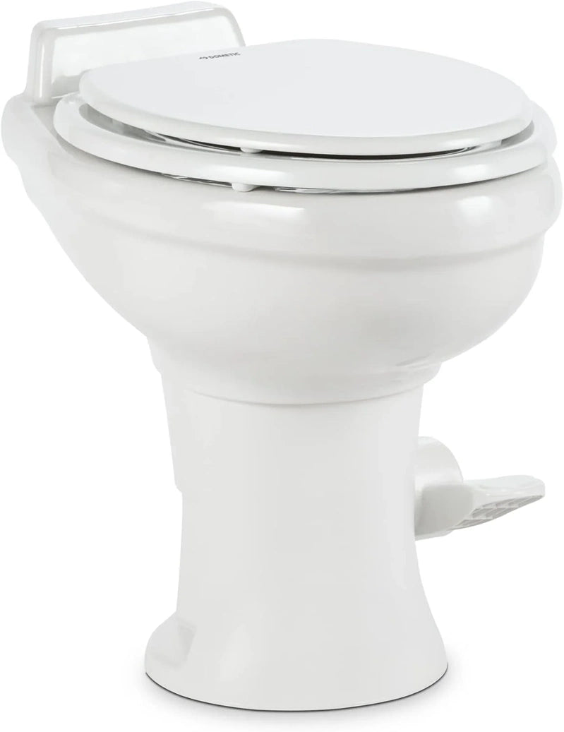 320 Series Standard Height RV Toilet, White