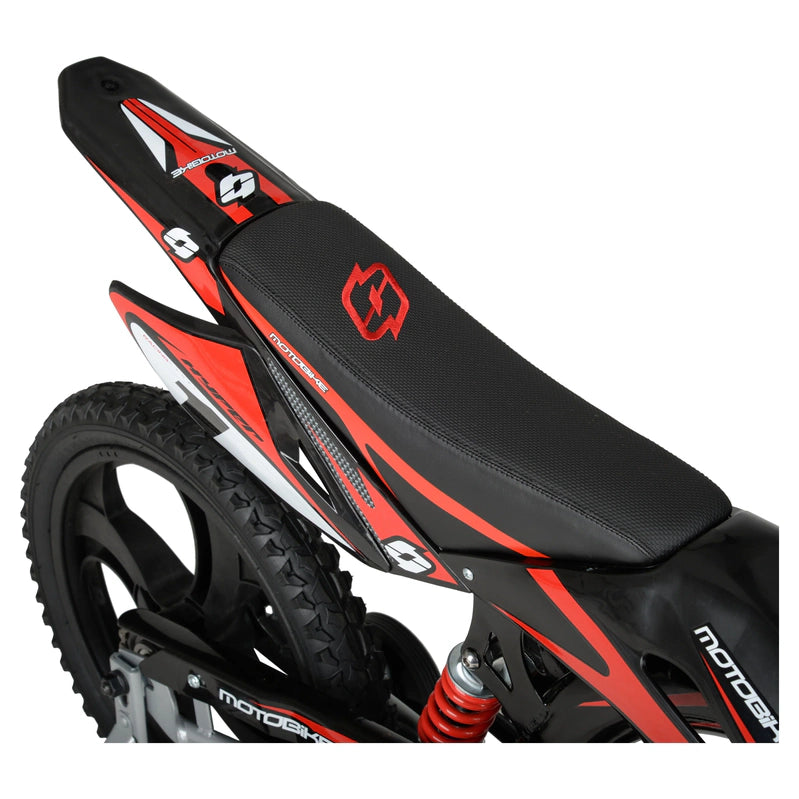 Hyper Bicycles 16 In. Kids Motobike With Mag Wheels, Including Training Wheels, Black/Red