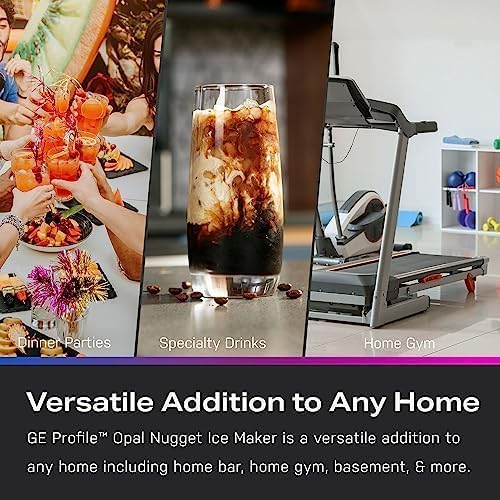 GE Profile Opal 2.0 XL With 1 Gallon Tank, Chewable Crunchable Countertop Nugget Ice Maker, Scoop Included, 38 Lbs In 24 Hours