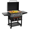 Blackstone 2-Burner 28 In. Griddle With Electric Air Fryer And Hood