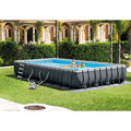 Rectangular Ultra Xtr Frame Pool, 9.75 M x 4.88 M x 1.32 M With Pump