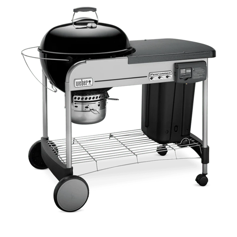 Weber Performer Deluxe 22 Ft. Black Charcoal Grill