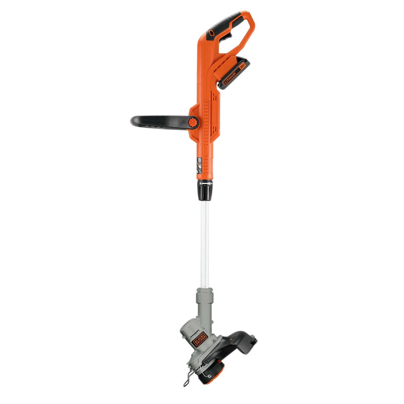Black Plus Decker 20V Cordless String Trimmer And Edger, 2Ah, Lithium Ion Battery Included