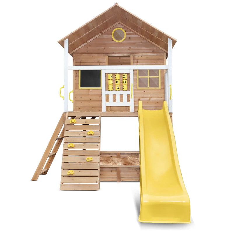 Lifespan Kids Warrigal Cubby House, Yellow Slide