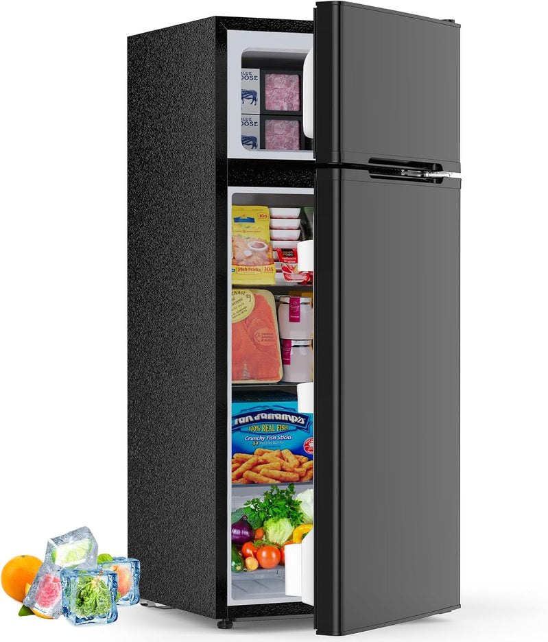 4.5 Cu. Ft. Mini Fridge With Freezer 2 Door Compact Refrigerator Small Fridge