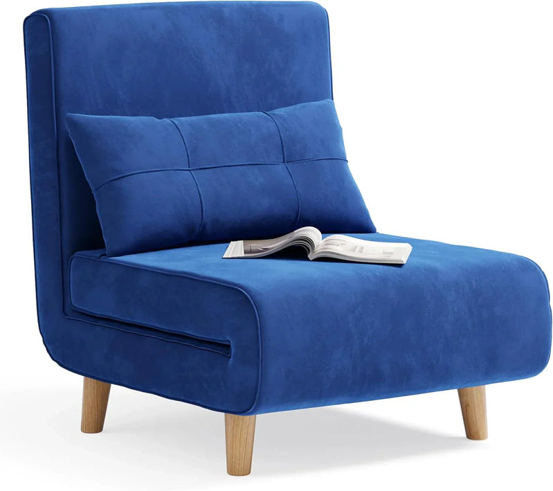 3-in-1 Sleeper Chair Bed Convertible Chair Bed Futon Sofa With Adjustable Backrest