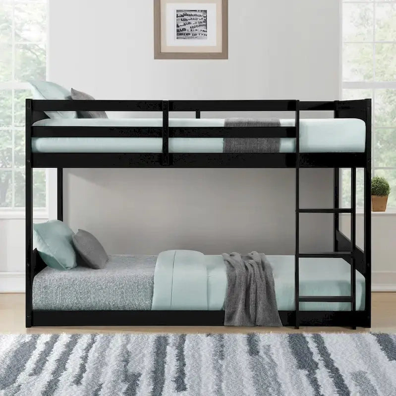 Delphia Low Profile Twin Over Twin Bunk Bed