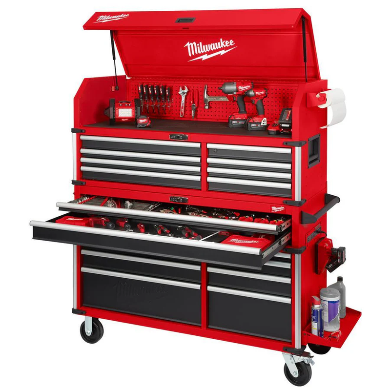 Milwaukee High Capacity 56 In. 18-Drawer Tool Chest And Cabinet Combo