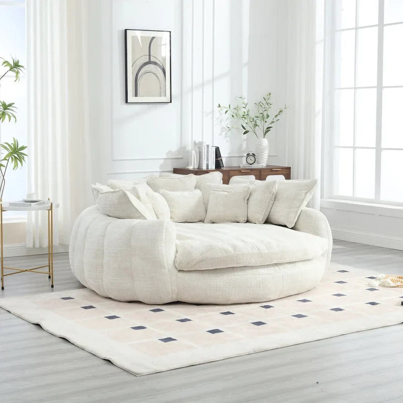 Comfortable Double Loaf Sofa Bed, Oversized Sofa Bed With Armrests