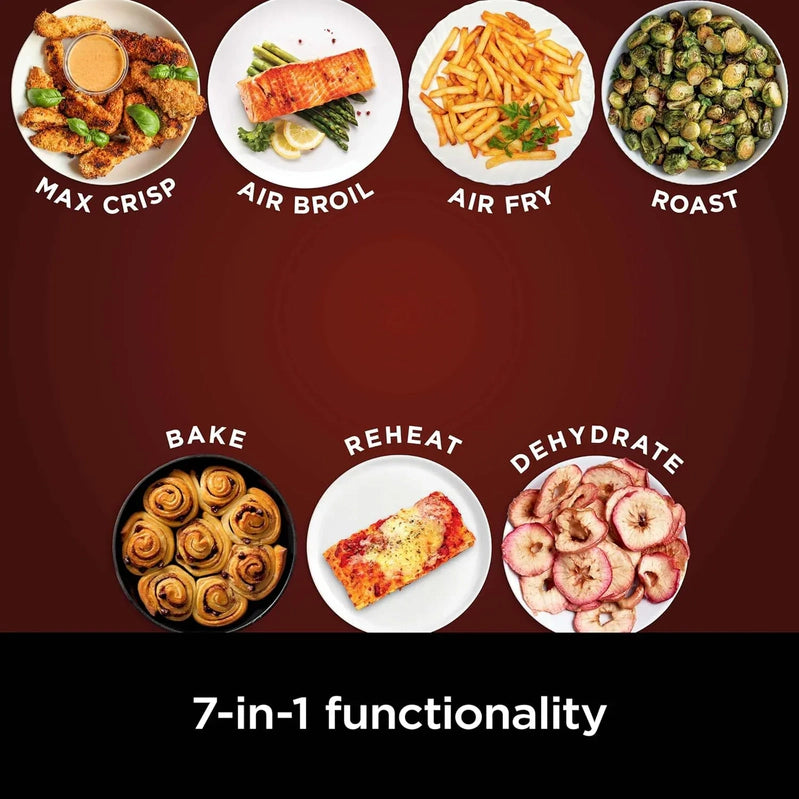 Ninja Air Fryer Pro XL 6-in-1 With 6.5 Qt. Capacity Max Crisp Air Fry Air Roast Bake