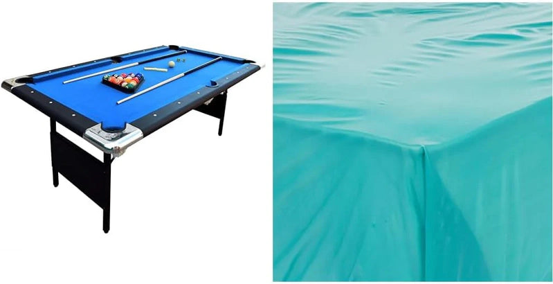 Hathaway Fairmont 6 Ft. Portable Pool Table, Adults Folding Billiards Tables For Game Room With Easy Foldable Storage
