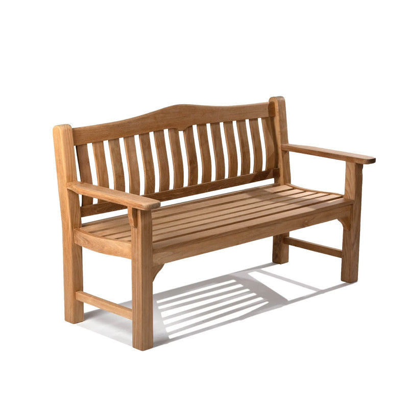 Ash And Ember Hawthorne Grade A Teak 53 In. Bench, Seats 2 People Comfortably