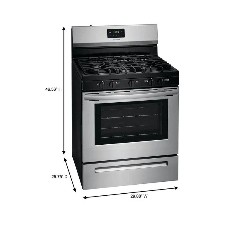 Frigidaire 30 In., 76 Cm Wide Freestanding 5-burner Stainless Steel Gas Hob FCRG3052AS