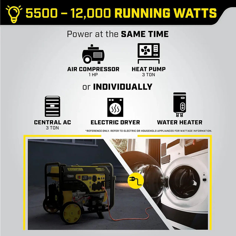 9000W Wireless Start Generator With CO Shield