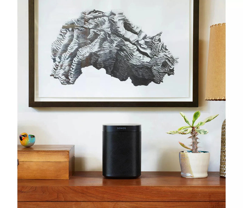 Sonos One Gen 2 Voice-Controlled Wireless Smart Speaker With Alexa And Google Assistant, Black/White
