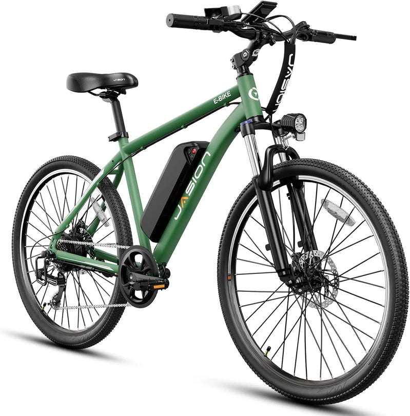 Jasion EB5 Electric Bike For Adults With Peak 40 Miles 20MPH Commuting Electric Mountain Bike