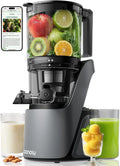 Canoly C16 Cold Press Juicer 6 In. Extra Wide Feed Chute 3-in-1 Strainers AC Brushless Motor