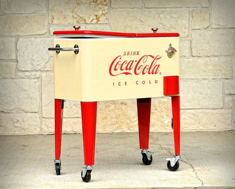 Leigh Country Licensed Coca-Cola Series Cp 98111 Metal 60 Qt. Outdoor Patio Cooler
