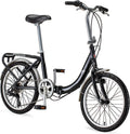 Schwinn Loop Adult Folding Bike For Men And Women, 20-inch Wheels, 7-Speed Drivetrain