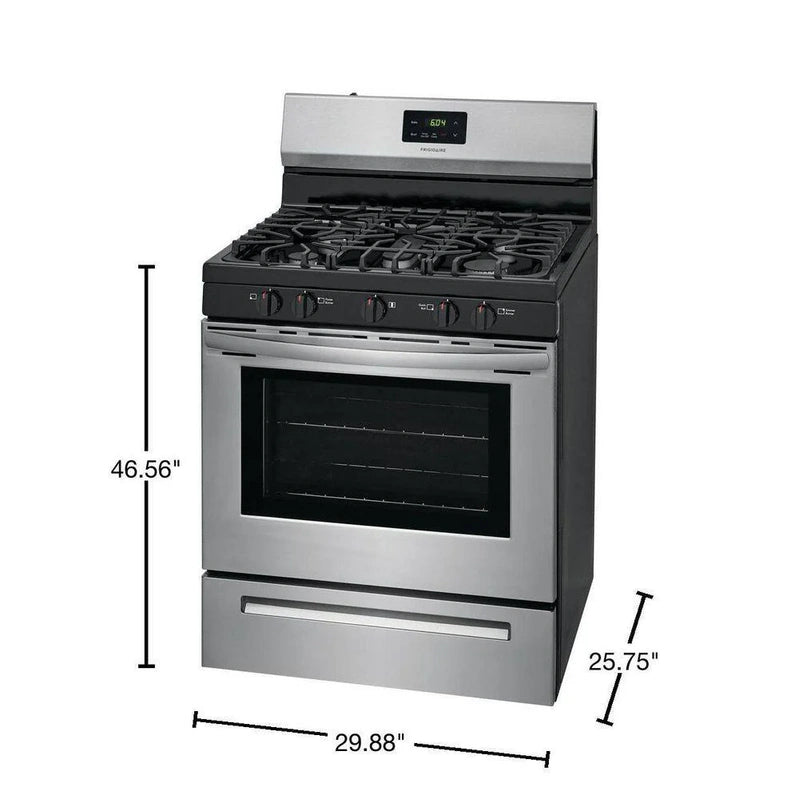 Frigidaire 30 In., 76 Cm Wide Freestanding 5-burner Stainless Steel Gas Hob FCRG3052AS