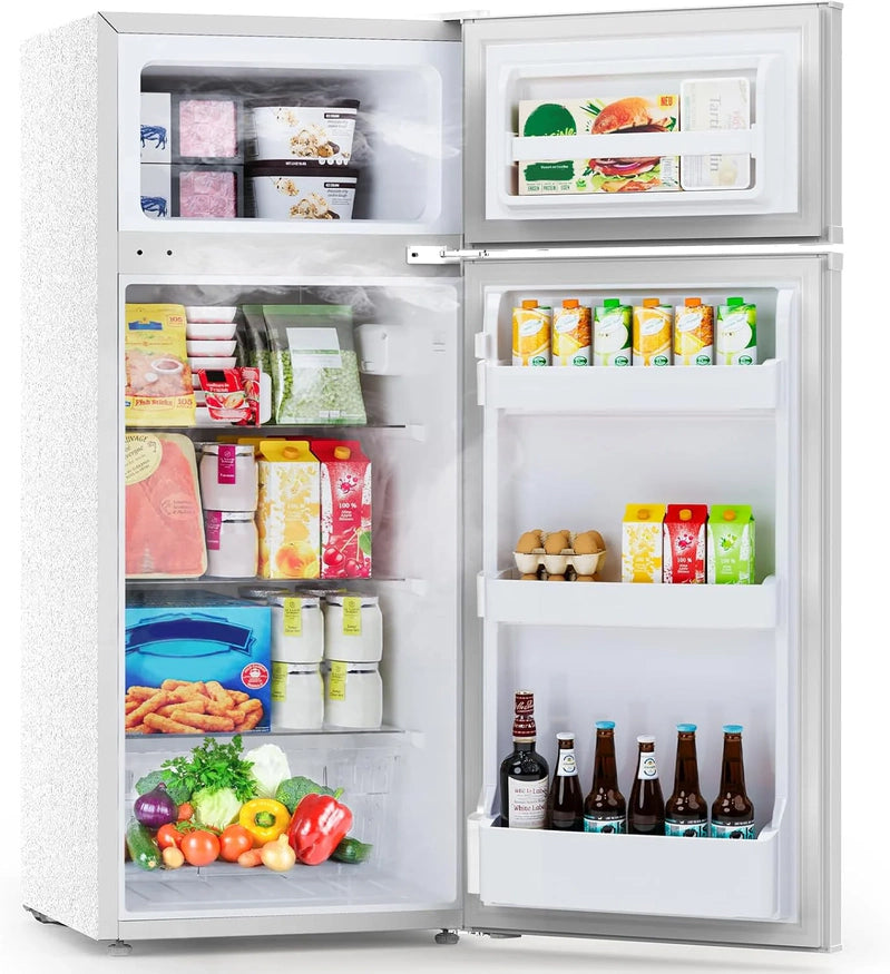 4.5 Cu. Ft. Mini Fridge With Freezer 2 Door Compact Refrigerator Small Fridge
