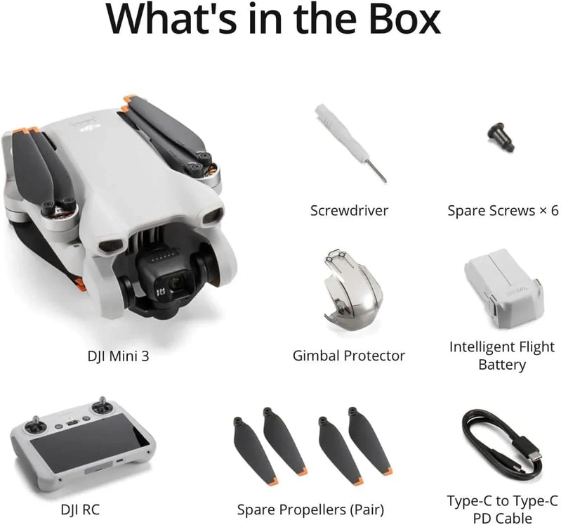 DJI Mini 3 Drones With Camera For Adults 4K 38 Min Flight Time Up To 32800 Ft