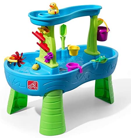 Step2 Rain Showers Splash Pond Water Table, Kids Water Play Table