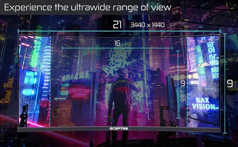 Sceptre 34 In. 165Hz Curved Ultrawide Wqhd Monitor